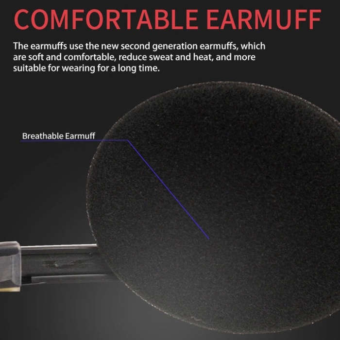 Head-Mounted Wired Headset With Microphone, Style: GAE-440 B