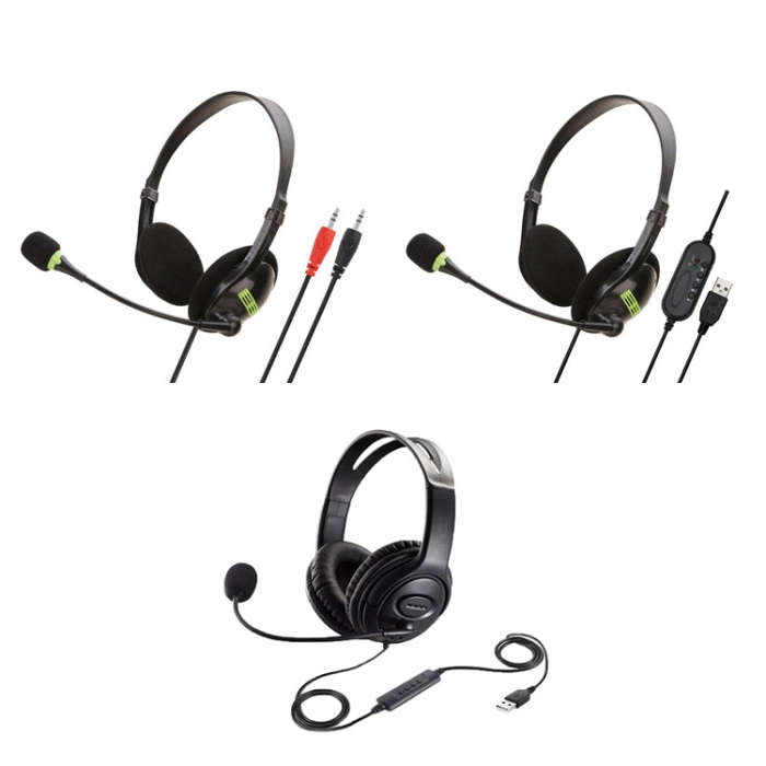 Head-Mounted Wired Headset With Microphone, Style: GAE-109