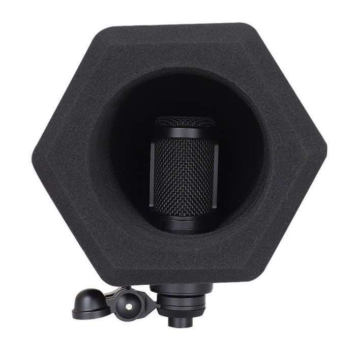 TEYUN Small Microphone Recording Noise Reduction Soundproof Cover