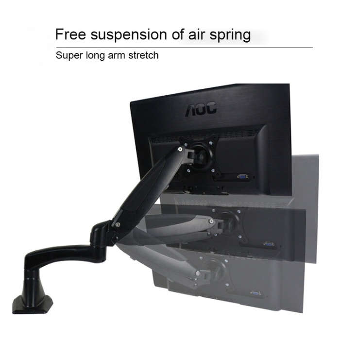Gibbon Mounts Multifunctional Telescopic Rotating Lifting Monitor Stand, Color: GM112FC Clip Tabl...