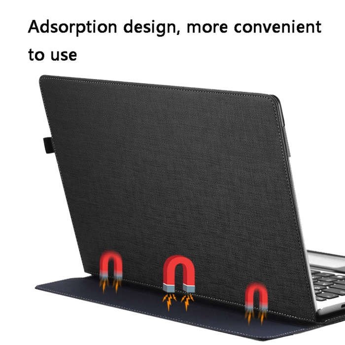 Laptop PU Leather Protective Case For Lenovo Yoga 720-13(Gentleman Gray)