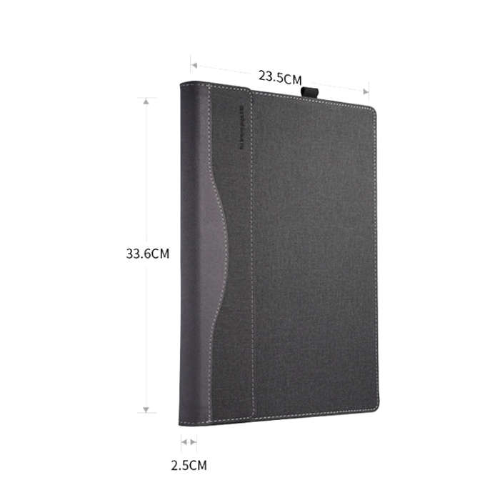 Laptop PU Leather Protective Case For Lenovo Yoga 530-14(Dark Gray)