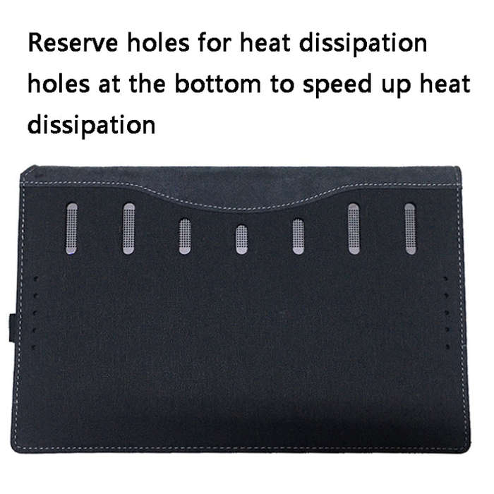 PU Leather Laptop Case For HP Spectre X360 13-AW 13.3(Black)