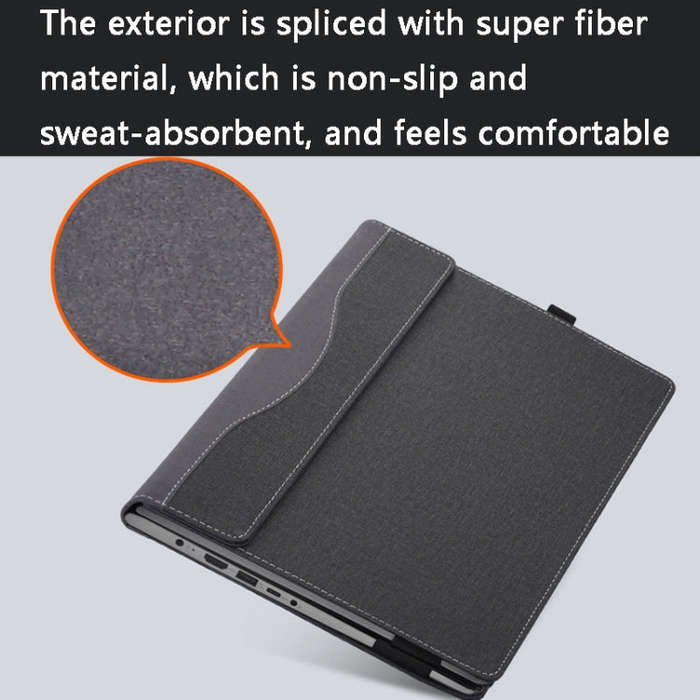 PU Leather Laptop Case For HP Spectre X360 13-AW 13.3(Black)