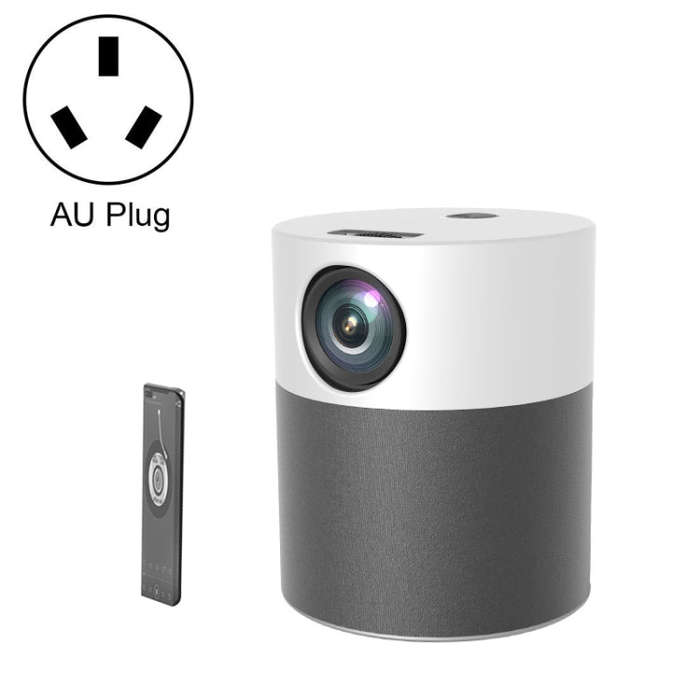 M1 Home Commercial LED Smart HD Projector, Specification: AU Plug(Phone with Screen Version)