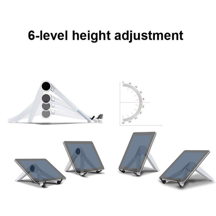 UP-1S Foldable Laptop Stand Mobile Phone Tablet Desktop Stand(Black)