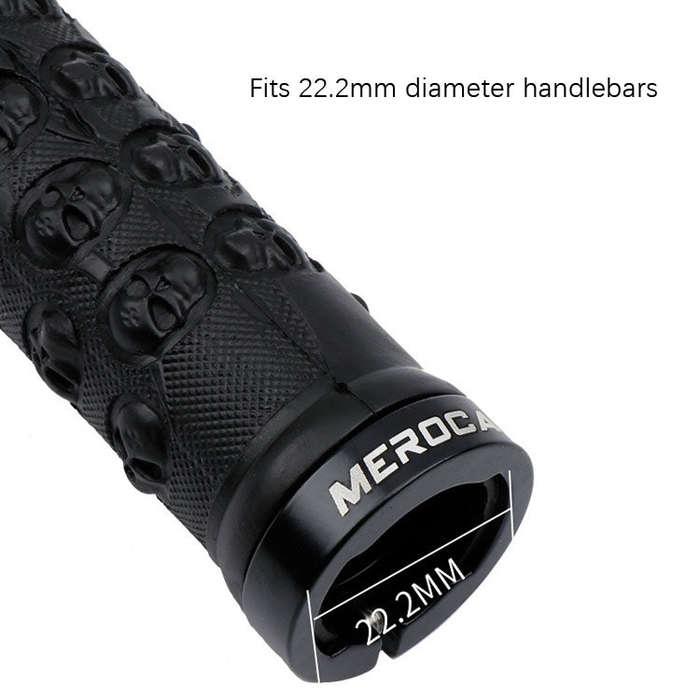 MEROCA Mountain Bike Anti-slip Shock Absorber Riding Grip Cover, Style: Bilateral Lock Thread ME1...