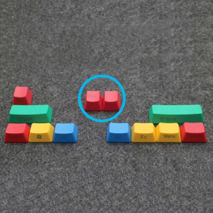 RGBY Mechanical Keyboard PBT Keycaps(Side Letter)