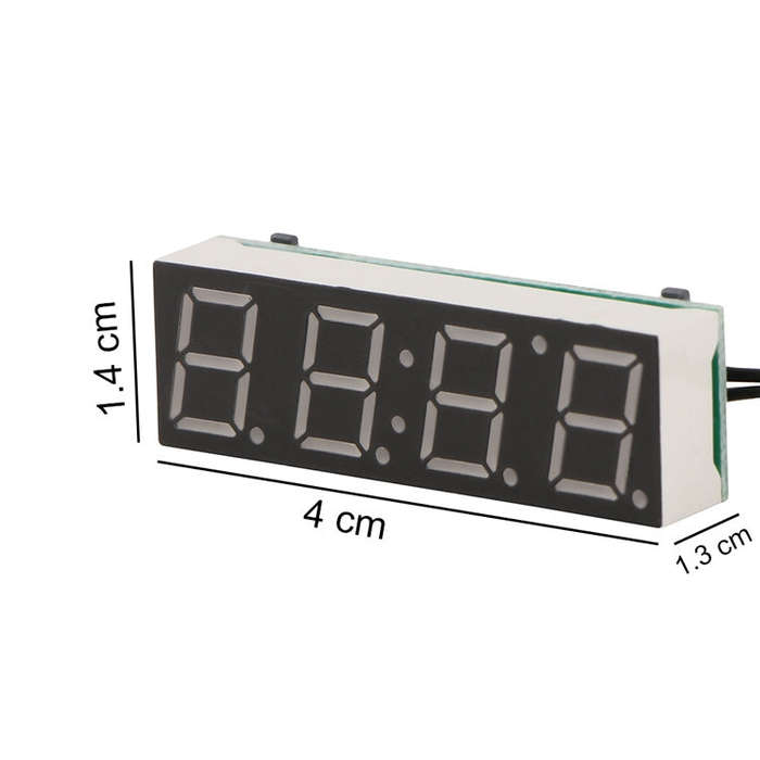 High-Precision RX8025T Digital Clock Module LED Digital Tube Electronic Clock(Red)