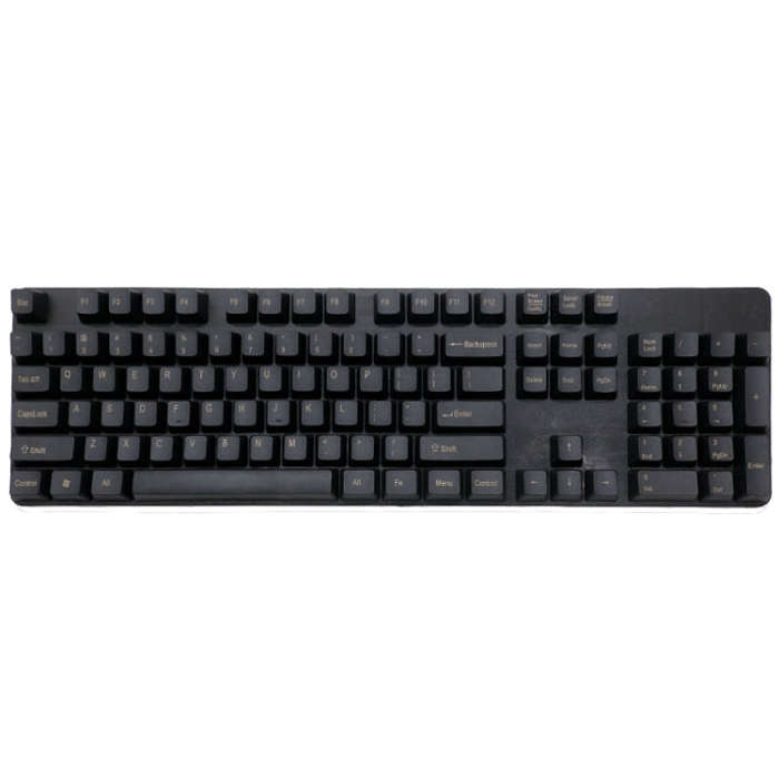Mechanical Keyboard Laser PBT Keycap Titanium Black Front Words