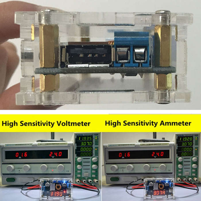 With Housing 5A Constant Voltage Constant Current Buck Module