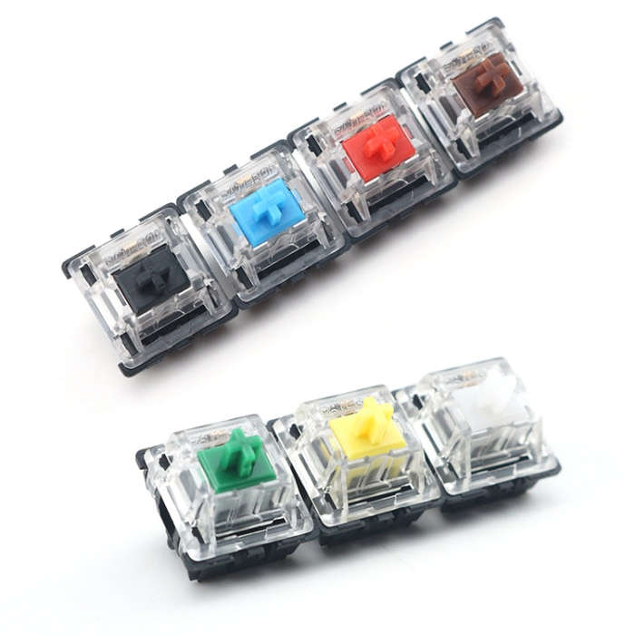 10 PCS Gateron G Shaft Black Bottom Transparent Shaft Cover Axis Switch, Style: G3 Foot (Black Sh...