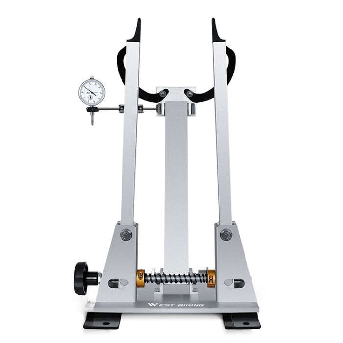 WEST BIKING Bicycle Wheel Correction and Adjustment Station(Silver)