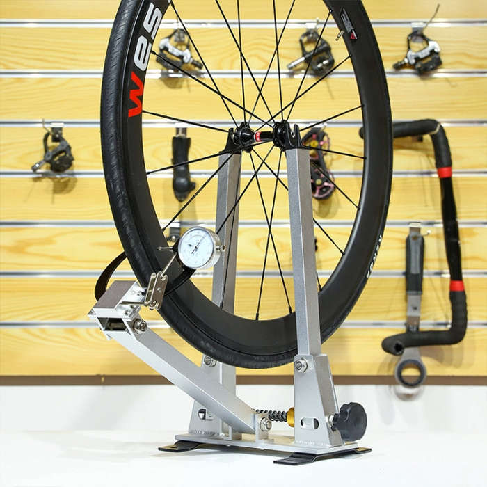 WEST BIKING Bicycle Wheel Correction and Adjustment Station(Silver)