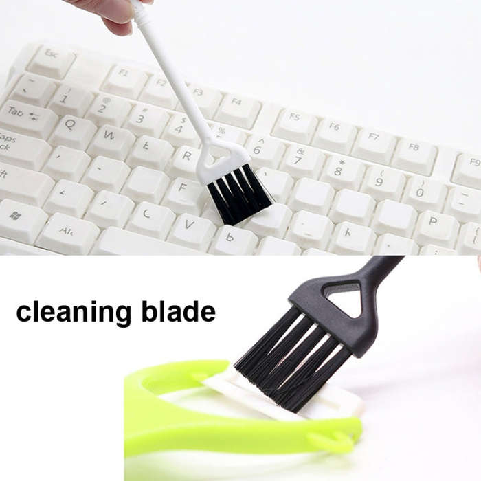 50 PCS  Keyboard Brush Coffee Machine Razor Dust Cleaning Brush(Random Color Delivery)