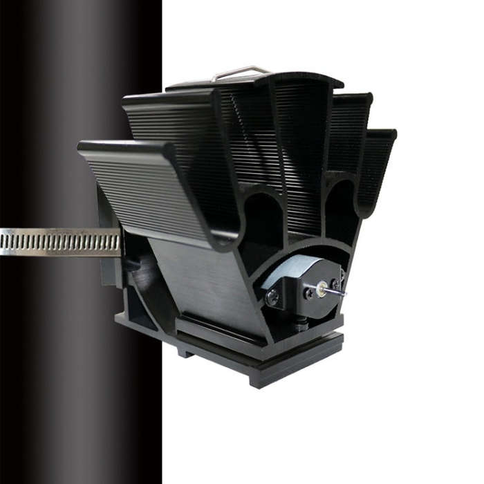 YL603 Thermodynamic Magnetless Wall Mounted Fireplace Fan(Bronze)
