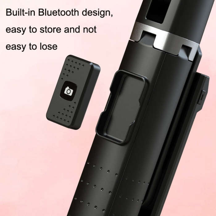 Mobile Phone Live Broadcast Bracket Bluetooth Telescopic Selfie Tripod, High: 102CM (Aluminum Alloy)