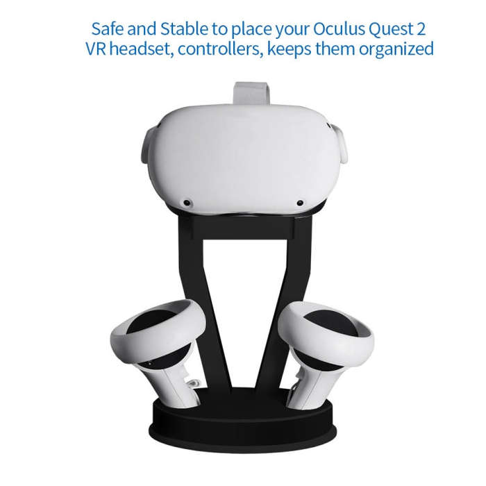 JYS-OC002 VR Bracket Desktop Storage Rack For Quest 2(Black)