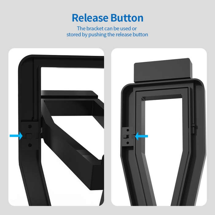 JYS-OC002 VR Bracket Desktop Storage Rack For Quest 2(Black)
