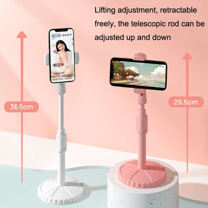 2 PCS Multifunctional Live Telescopic Mobile Phone Desktop Bracket(Active Orange)