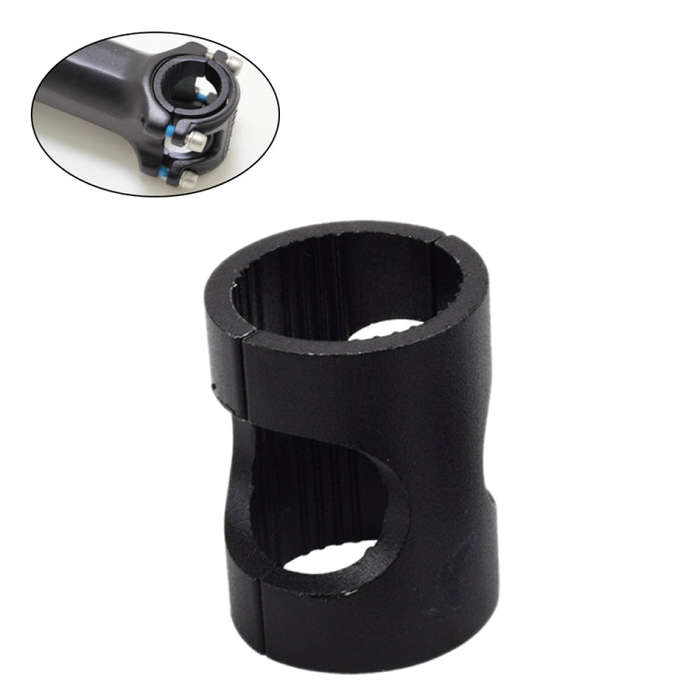 FMFXTR Bicycle Handlebar Diameter 25.4mm to 31.8mm Reducing Sleeve(Black)