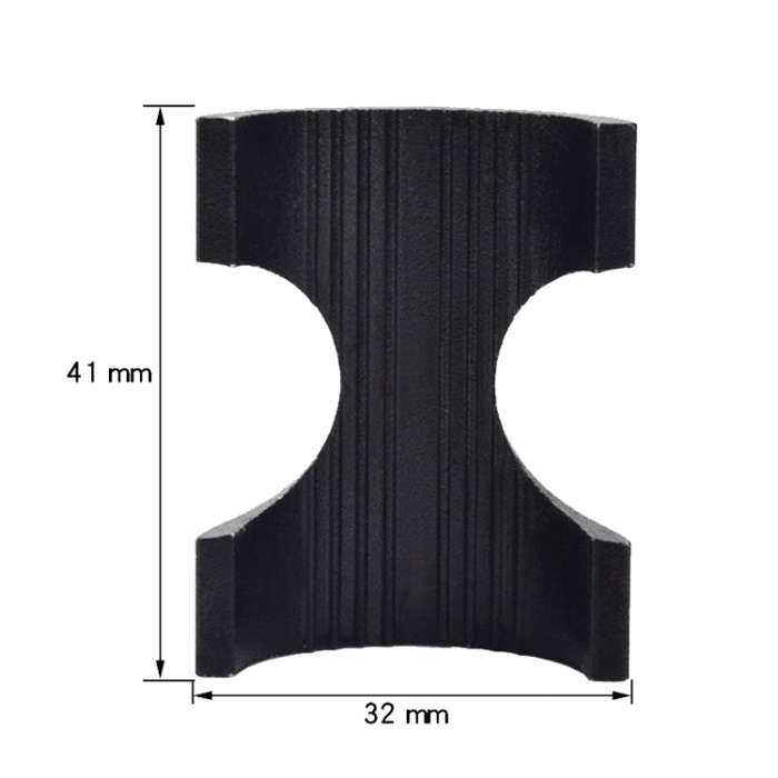 FMFXTR Bicycle Handlebar Diameter 25.4mm to 31.8mm Reducing Sleeve(Black)