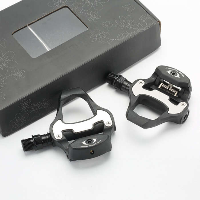 RACEWORK 01455 Road Bike Self-locking Pedals(Black)
