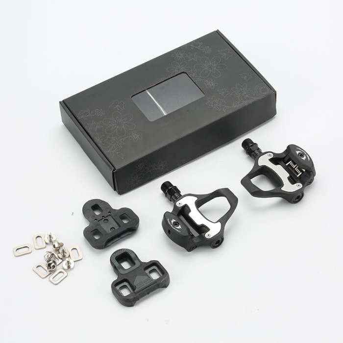 RACEWORK 01455 Road Bike Self-locking Pedals(Black)