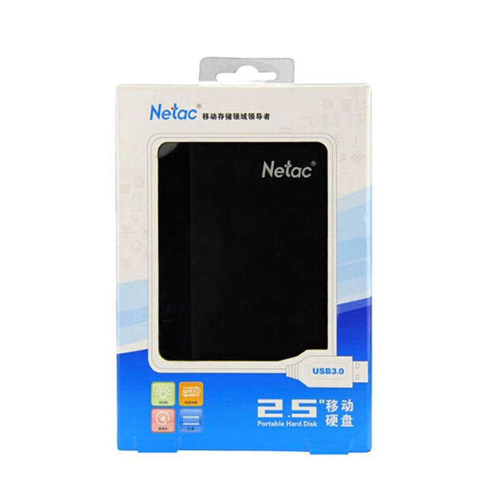 Netac K218 High Speed 2.5 Inch Software Encrypted Mobile Hard Drive, Capacity: 2TB