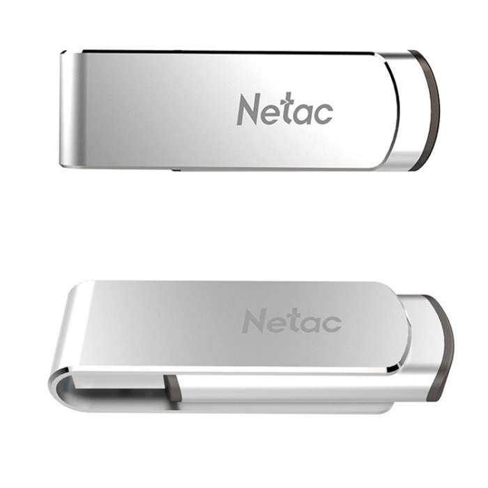 Netac U388 High Speed USB3.0 Metal Rotating Car Computer U Disk, Capacity: 32GB