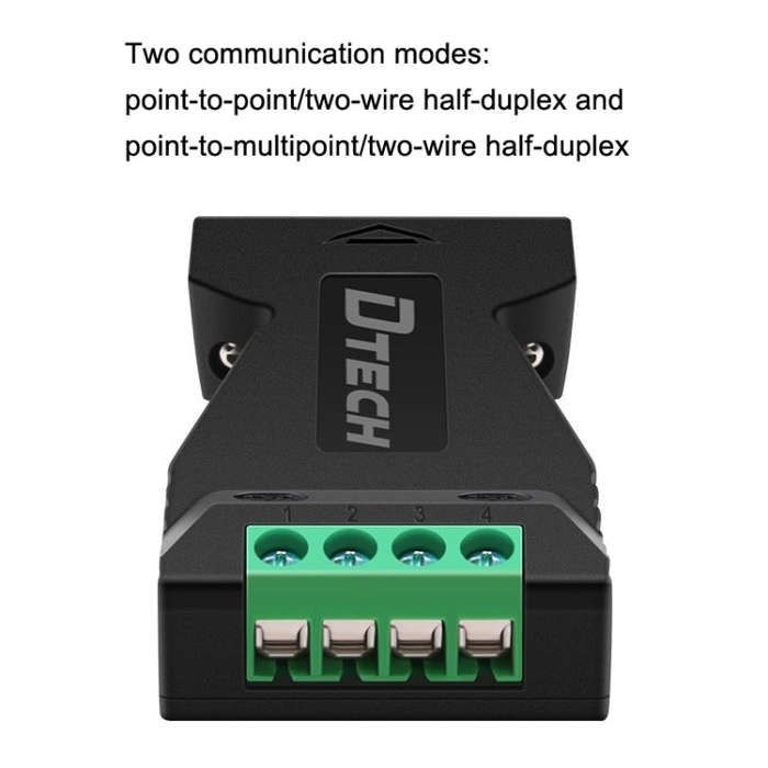 DTECH DT-9001 Industrial Grade Lightning And Surge Protection RS232 To 485 Converter