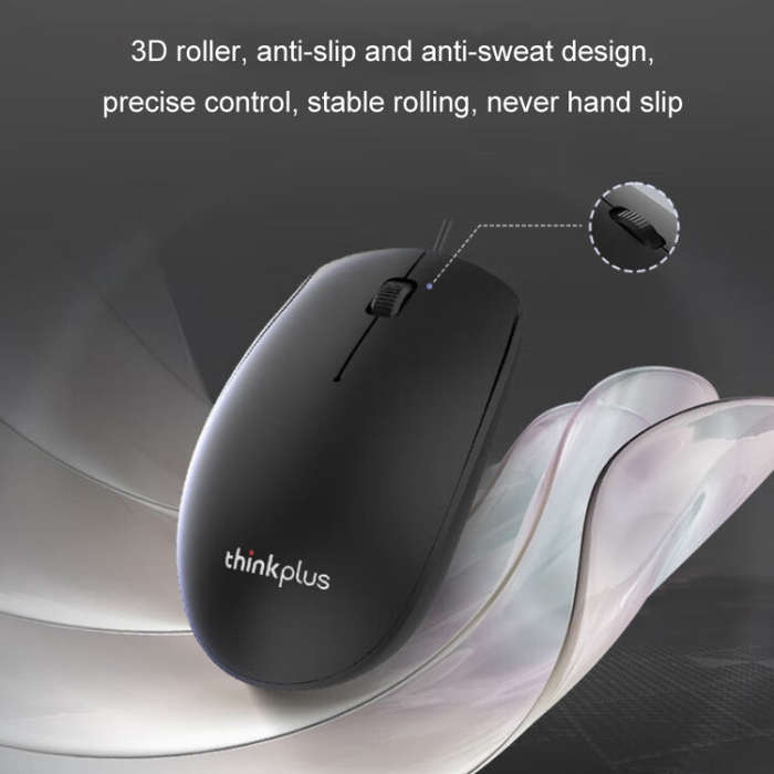 Lenovo Thinkplus USB Wired Office Keyboard And Mouse Set(KM130 Pro)