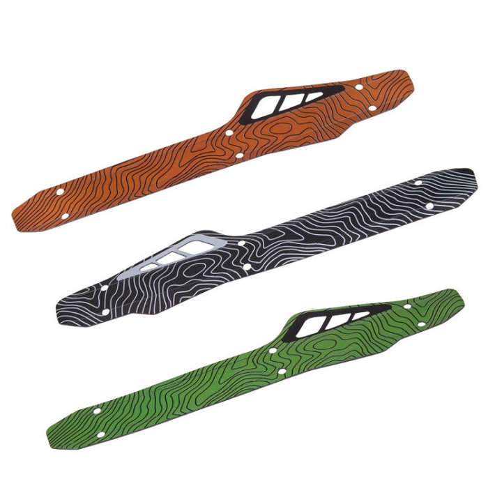 ZTTO 2 PCS Mountain Bike Plastic Chain Guard Riding Gear(Black)