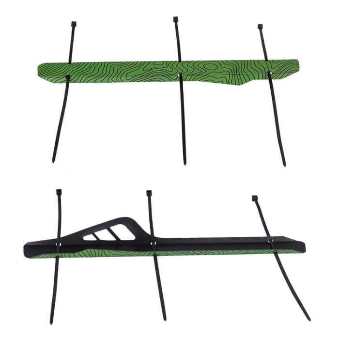 ZTTO 2 PCS Mountain Bike Plastic Chain Guard Riding Gear(Green)