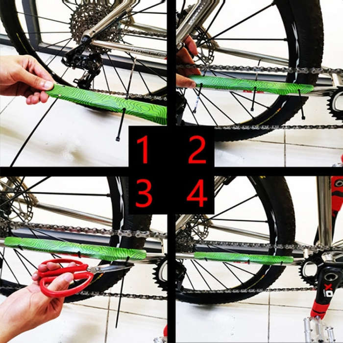 ZTTO 2 PCS Mountain Bike Plastic Chain Guard Riding Gear(Black)