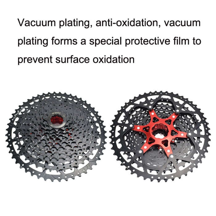 VG Sports Split Mountain Bike Lightweight Cassette Flywheel, Style: 11 Speed 46T (Black)