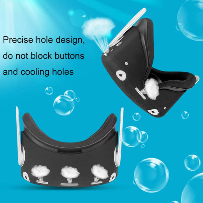 VR Shockproof and Dustproof Cover For Quest 2(Black)