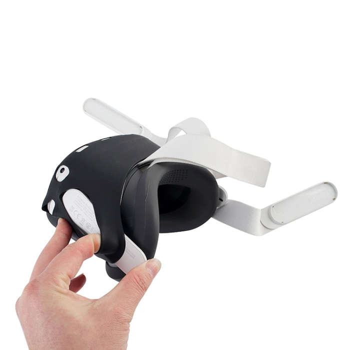 VR Shockproof and Dustproof Cover For Quest 2(Black)