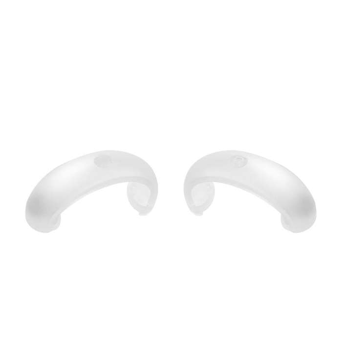 1 Pair  Controller Grip Anti-collision Silicone Ring for Quest 2(Transparent)