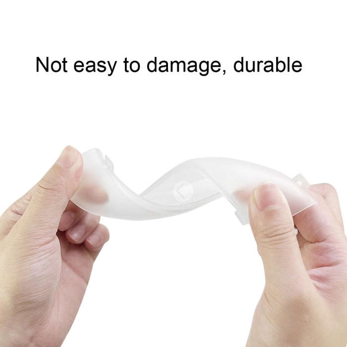 1 Pair  Controller Grip Anti-collision Silicone Ring for Quest 2(Transparent)
