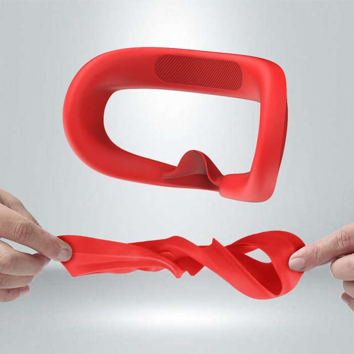 VR Glasses Lens Shell Handle Protective Case For Quest 2(Red)