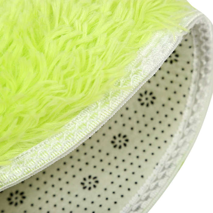 Autumn And Winter Pet Warm Bed Round Pet Pad, Specification: L(Green)