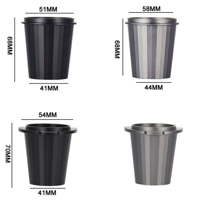 Coffee Machine Powder Cup Sieve Brewing Head Appliance, Color: For Platinum Rich Gray (54mm)