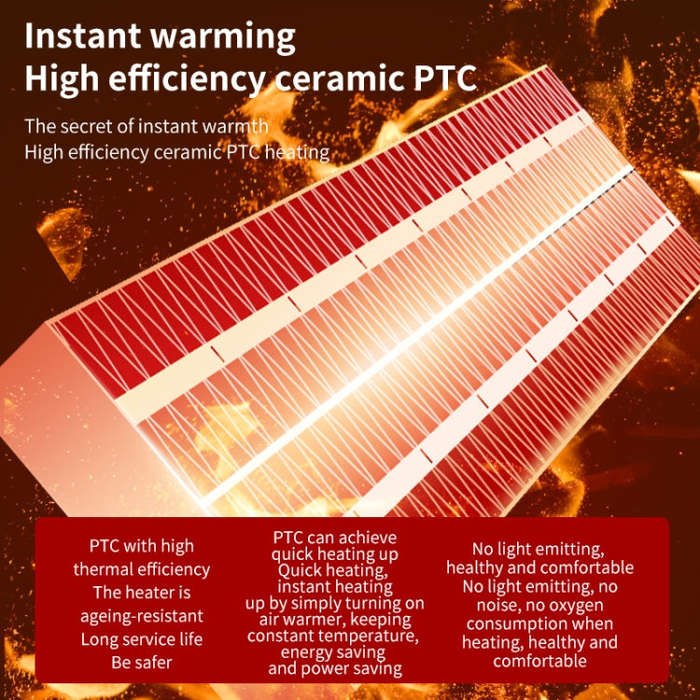 Household Fast Heating Shaking Head Electric Heater Thermostatic Heaters, Spec: US Plug