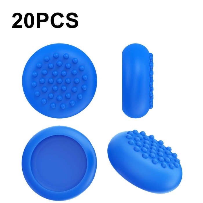 20 PCS Peripheral Button VR Handle Rocker Silicone Protective Cover, For Quest 2(Blue)