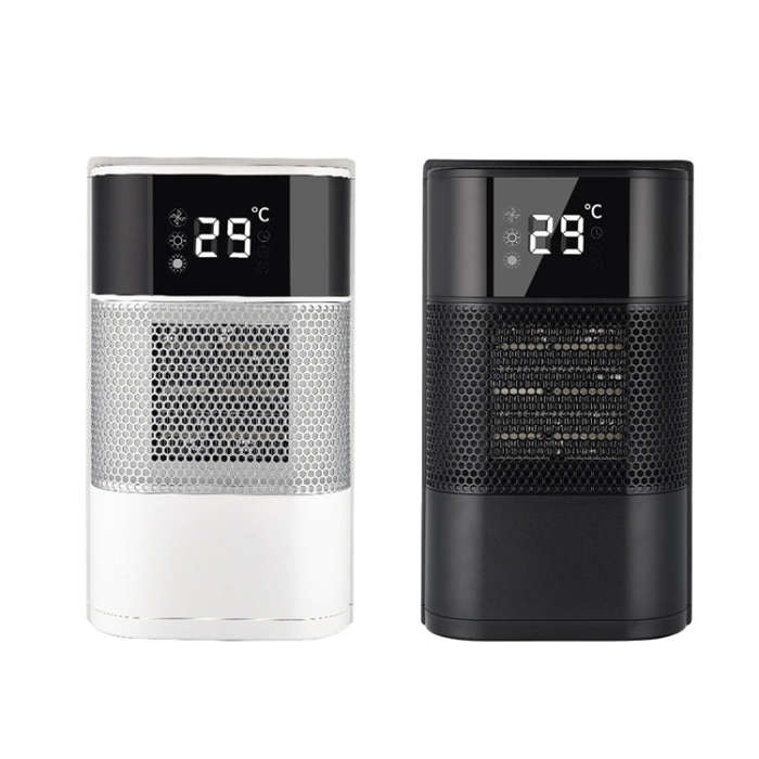 N8 Table Air Heater Indoor Quick Heat Energy Saving Electric Heater,  Specification: EU Plug(White)