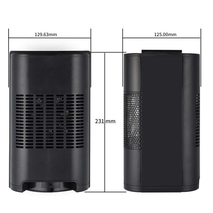 N8 Table Air Heater Indoor Quick Heat Energy Saving Electric Heater,  Specification: EU Plug(White)