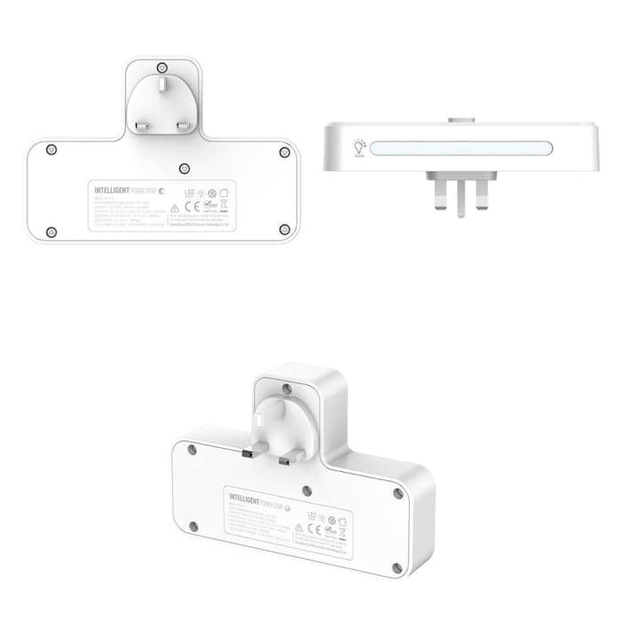 LDNIO SC2311 20W PD+QC 3.0 Multifunctional Home Fast Charging Socket with Night Light, Spec: EU Plug