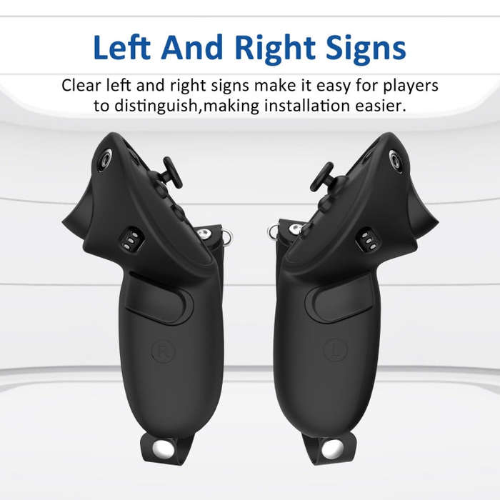 For Quest Pro 1pair Handle Silicone Case Cover VR Accessories(Blue)