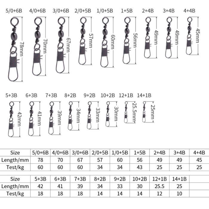 HENGJIA SS007 50pcs/bag B-pin Connector 8 Shape Swivel Loop Accessories, Specification: 9+2B (33mm)